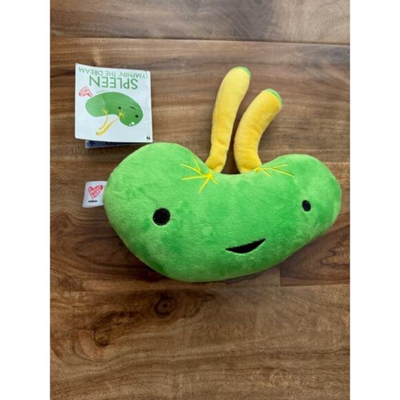 I Heart Guts Other - I Heart Guts Plush Spleen Lymphin' the Dream Organ Stuffed Pillow Toy 9.5"- NWT